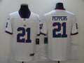 Men's New York Giants Jabrill Peppers #21 White Game Player Jerseys
