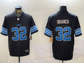 Men's Detroit Lions Brian Branch #32 Black Alternate Game Jerseys