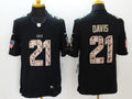 Men's Indianapolis Colts Vontae Davis #21 Black Game Player Jerseys
