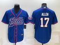 Men's Buffalo Bills Josh Allen #17 Royal Game Jerseys Joint Edition
