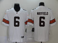 Men's Cleveland Browns Baker Mayfield #6 White Game Jerseys
