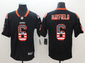 Men's Cleveland Browns Baker Mayfield Black Player Legend Jerseys