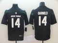 Men's New York Jets Sam Darnold #14 Black Game Player Jerseys