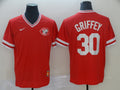 Men's Cincinnati Reds Ken Griffey Jr. #30 Red Authentic Game Jerseys