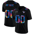 Custom1 Houston Texans Multi-Color Black 2020 Crucial Catch Vapor Untouchable Limited Jerseys Stitched American Football Jerseys