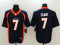 Men's Denver Broncos John Elway #7 Navy Game Player Jerseys