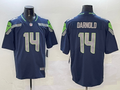 Men's Seattle Seahawks Sam Darnold #14 College Navy Game Player Jerseys