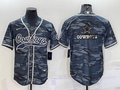 Men's Dallas Cowboys Grey Camouflage Game Jerseys