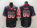 Men's San Francisco 49ers Jerry Rice #80 Gray Camouflage Game Player Jerseys