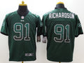 Men's New York Jets Sheldon Richardson #91 Green Game Jerseys
