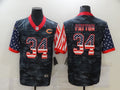 Men's Chicago Bears Walter Payton #34 Gray Camouflage Game Player Jerseys