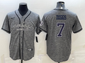 Men's Dallas Cowboys Trevon Diggs #7 Gray Game Jerseys Joint Edition