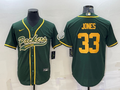 Men's Green Bay Packers Aaron Jones #33 Green Player Jerseys Joint Edition
