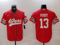 Men's San Francisco 49ers Brock Purdy #13 Scarlet Player Game Jerseys
