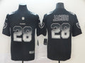 Men's Las Vegas Raiders #28 Josh Jacobs Black Authentic Game Jerseys