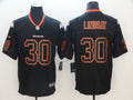 Men's Denver Broncos Phillip Lindsay #30 Black Game Jerseys