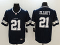 Men's Dallas Cowboys Ezekiel Elliott #21 Navy Game Player Jerseys