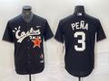 Men's Houston Astros Jeremy Pena #3 Black Limited Player Jerseys