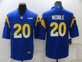 Men's Los Angeles Rams Eric Weddle #20 Blue Game Jerseys