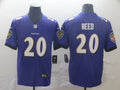 Men's Baltimore Ravens Ed Reed #20 Purple Game Jerseys