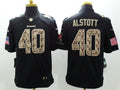 Men's Tampa Bay Buccaneers Mike Alstott #40 Black Game Player Jerseys