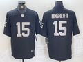 Men's Las Vegas Raiders Gardner Minshew II #15 Black Game Jerseys
