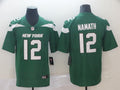 Men's New York Jets Joe Namath Green Game Jerseys