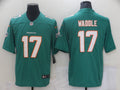 Men's Miami Dolphins Jaylen Waddle #17 Green Game Jerseys