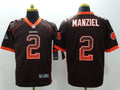 Men's Cleveland Browns Johnny Manziel #2 Brown Game Jerseys