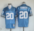 Men's Detroit Lions Barry Sanders Mitchell & Ness Blue Legacy Replica Jerseys