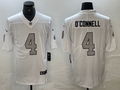 Men's Las Vegas Raiders Aidan O'Connell #4 White Game Player Jerseys