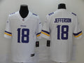Men's Minnesota Vikings Justin Jefferson #18 White Player Game Jerseys
