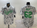 Men's Philadelphia Eagles Jason Kelce #62 Arctic Camo 2024 Salute to Service Player Jerseys