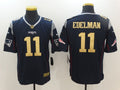 Men's New England Patriots Julian Edelman #11 Navy Alternate Game Jerseys