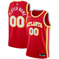 Men's Atlanta Hawks Red 2020/21 Swingman Custom Jerseys - Icon Edition