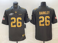 Men's Philadelphia Eagles Saquon Barkley #26 Black Player Jerseys