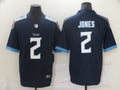 Men's Tennessee Titans Julio Jones #2 Navy Game Jerseys