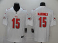 Men's Kansas City Chiefs #15 Patrick Mahomes White Player Game Jerseys