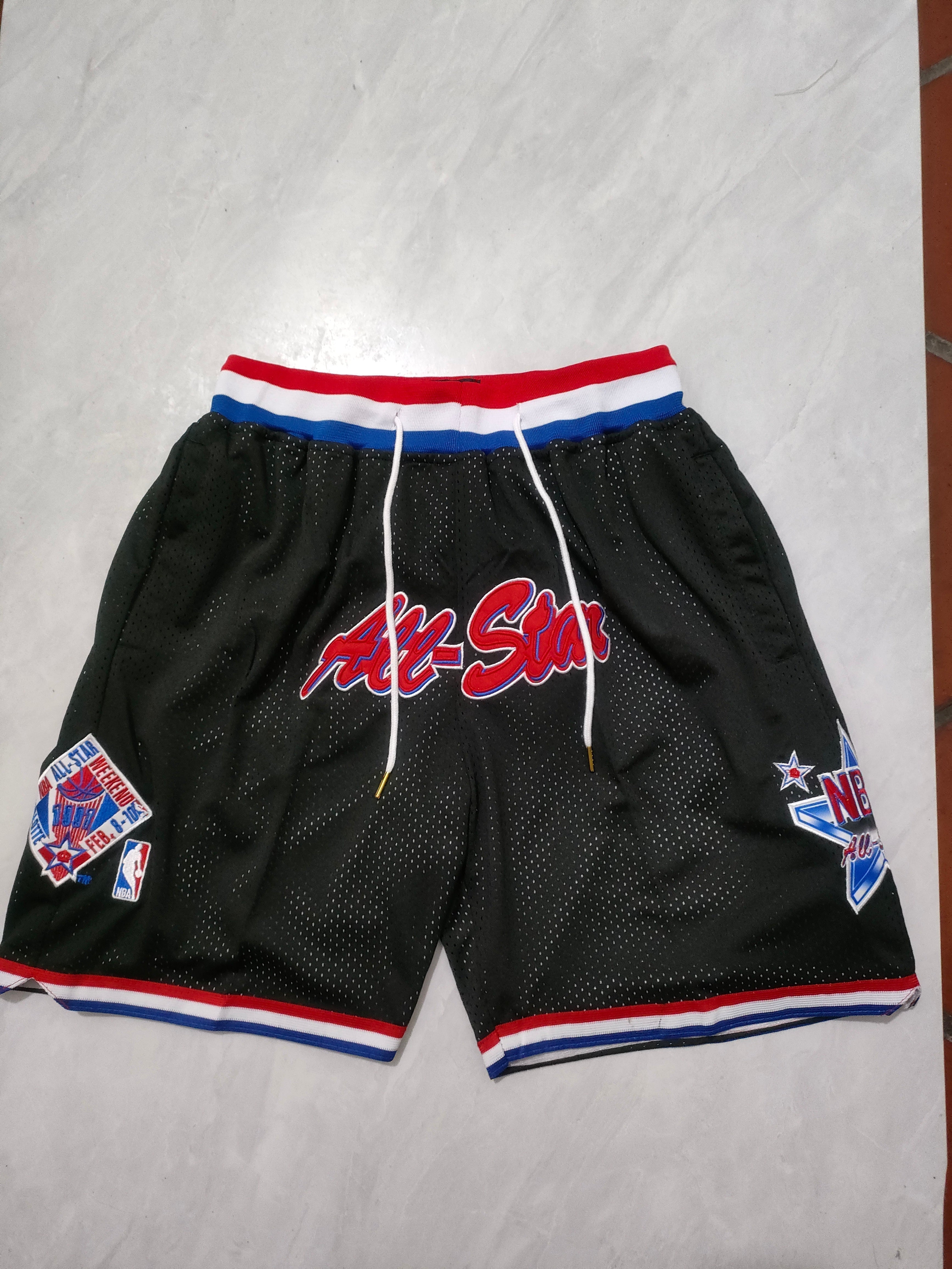 JUST DON All Star Black  Pocket Shorts