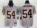 Men's Chicago Bears Brian Urlacher #54 Gray Game Jerseys