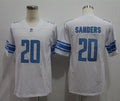 Men's Detroit Lions Barry Sanders #20 White Team Game Jerseys
