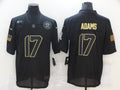 Men's Green Bay Packers Davante Adams #17 Black Game Player Jerseys