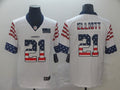 Men's Dallas Cowboys Ezekiel Elliott #21 White Authentic Game Jerseys