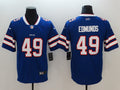 Men's Buffalo Bills Tremaine Edmunds #49 Blue Game Player Jerseys