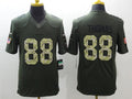 Men's Denver Broncos Demaryius Thomas #88 Army Green Game Jerseys