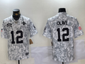 Men's New Orleans Saints Chris Olave #12 Arctic Camo 2024 Salute to Service Limited Jerseys