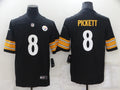 Men's Pittsburgh Steelers Kenny Pickett #8 Black Game Jerseys