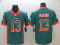 Men's Miami Dolphins Dan Marino #13 Green Alternate Game Jerseys