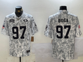 Men's San Francisco 49ers Nick Bosa #97 Arctic Camo 2024 Salute to Service Limited Jerseys