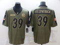 Men's Pittsburgh Steelers Minkah Fitzpatrick #39 Brown Player Game Jerseys